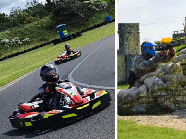 Kart & Paintball - Burger & Drink