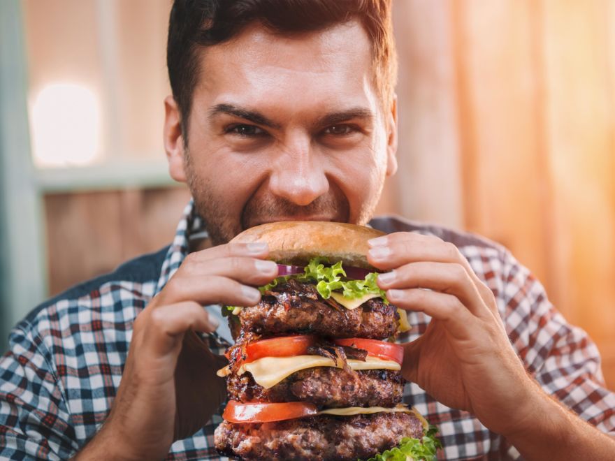 Man Vs Food Burger Challenge