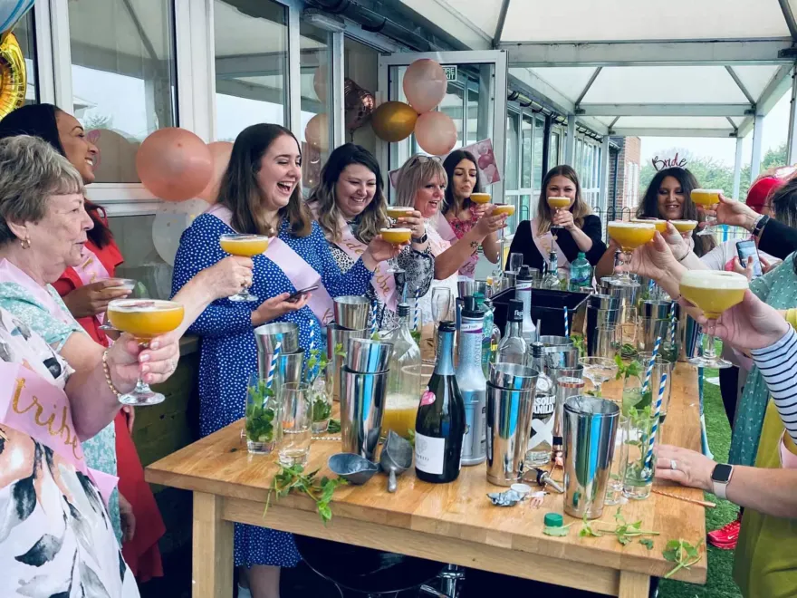 Mobile Cocktail Making Hen Party
