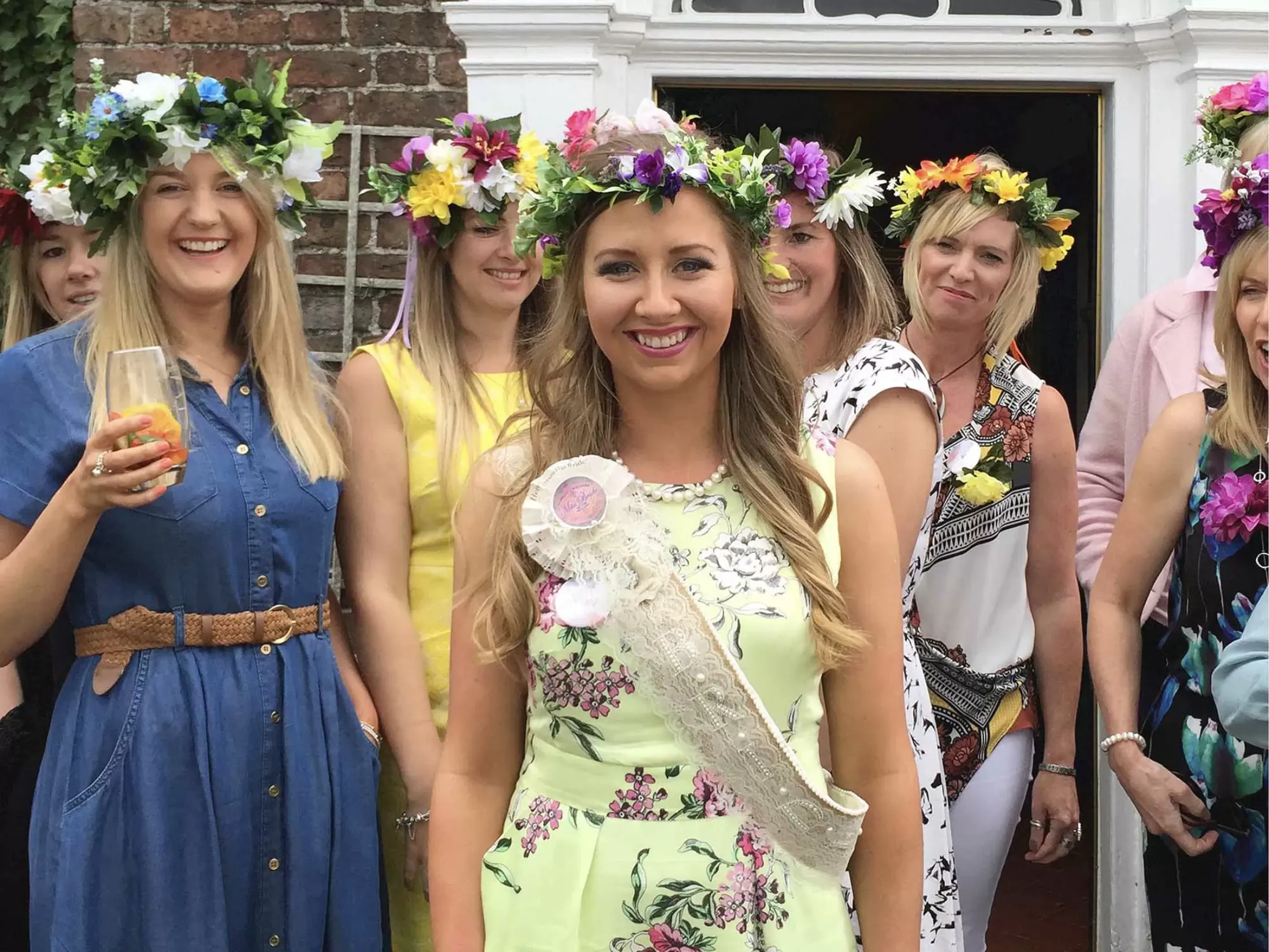 Hen Party Ideas for Mixed Ages - Mobile Flower Crown Making