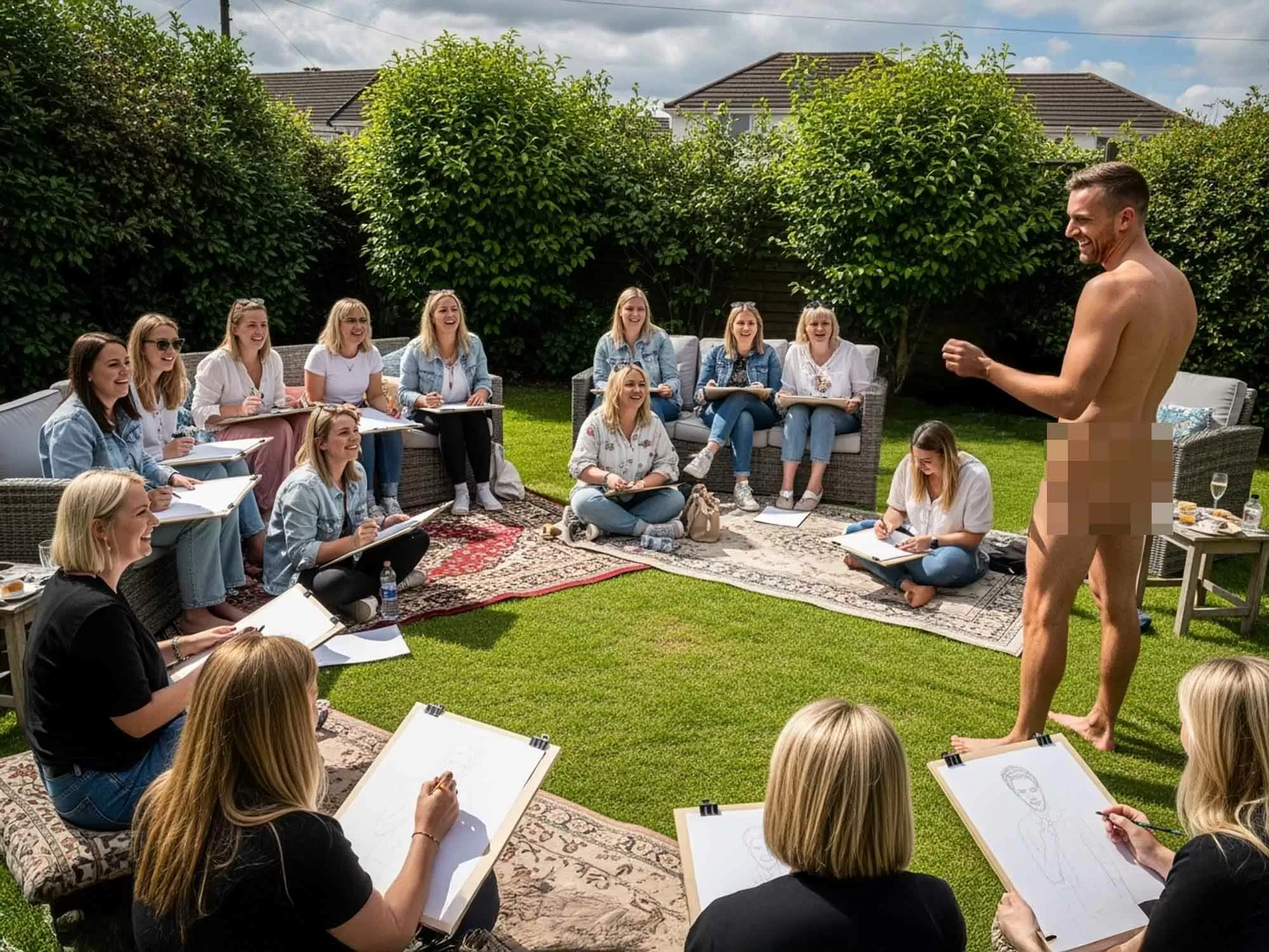 Life Drawing and Butler Hen Entertainment