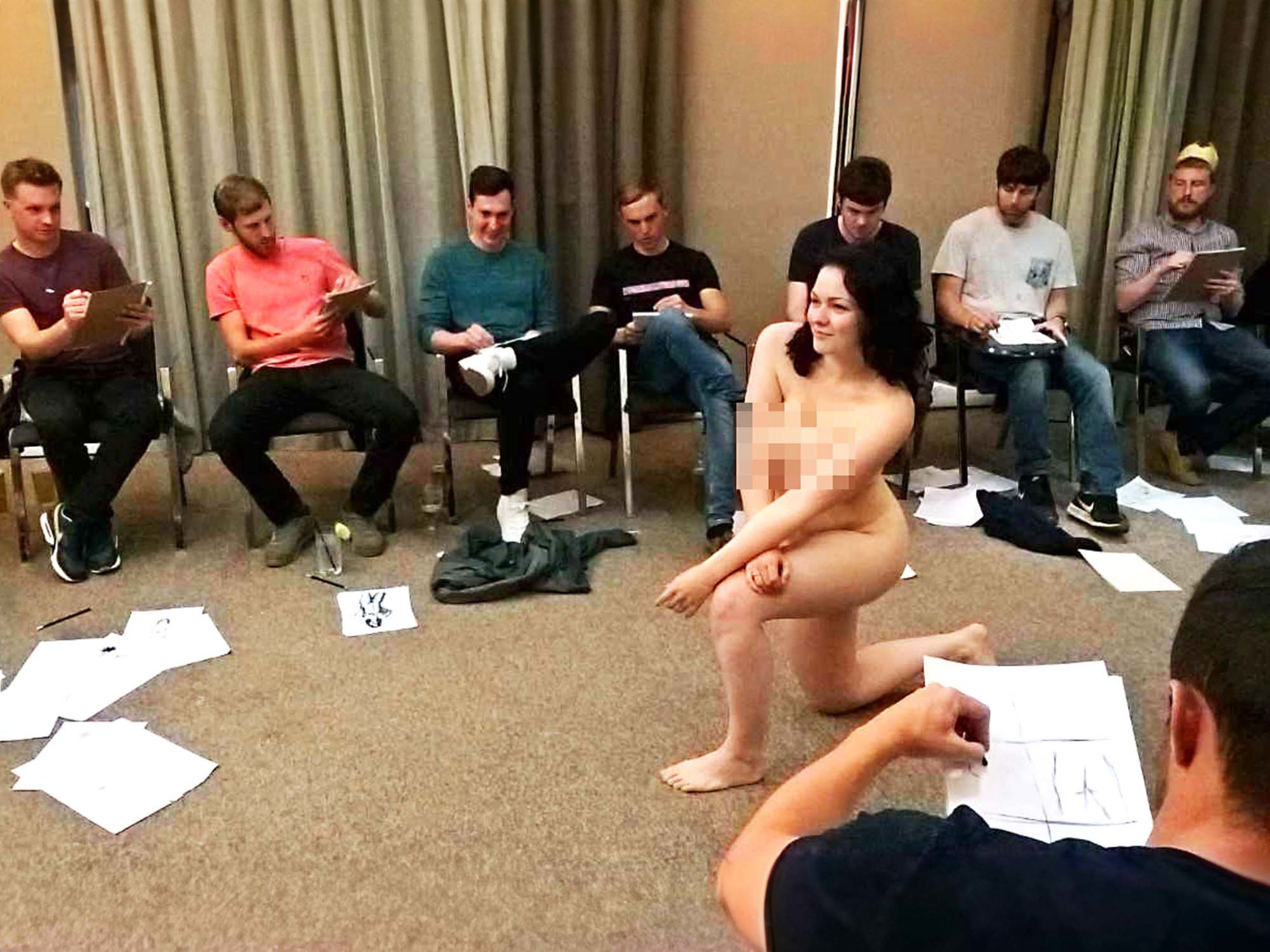 Stag Do Nude Life Drawing Party