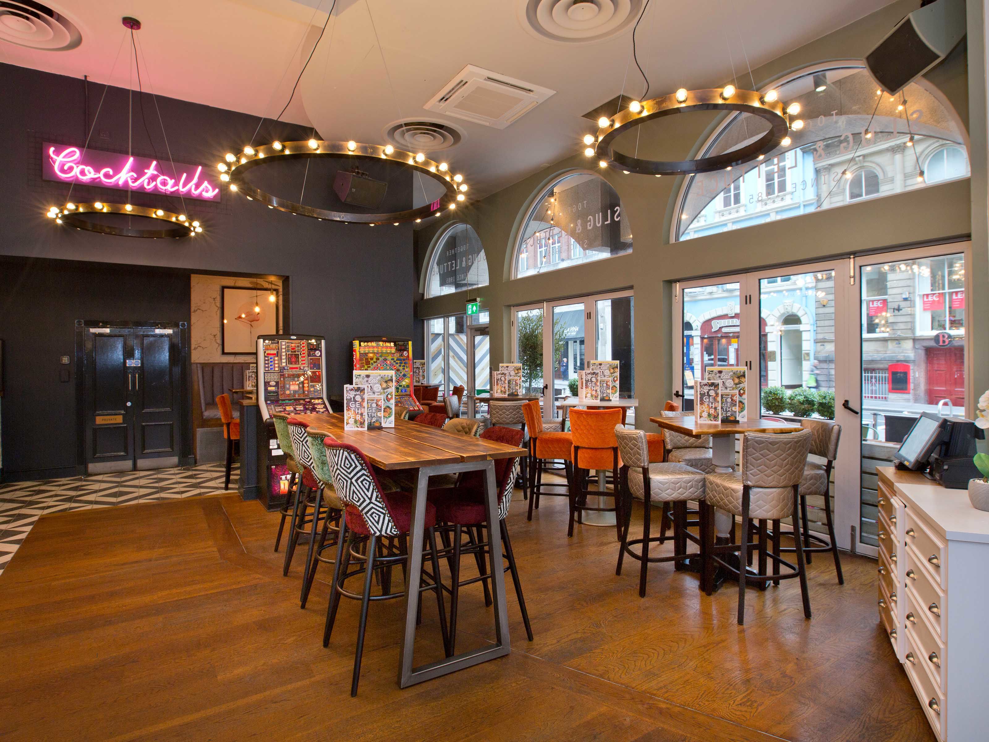 Slug and Lettuce Signature Meal for Groups in Liverpool