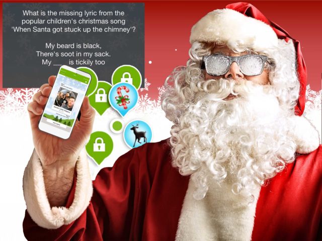 Smartphone Christmas Treasure Hunt