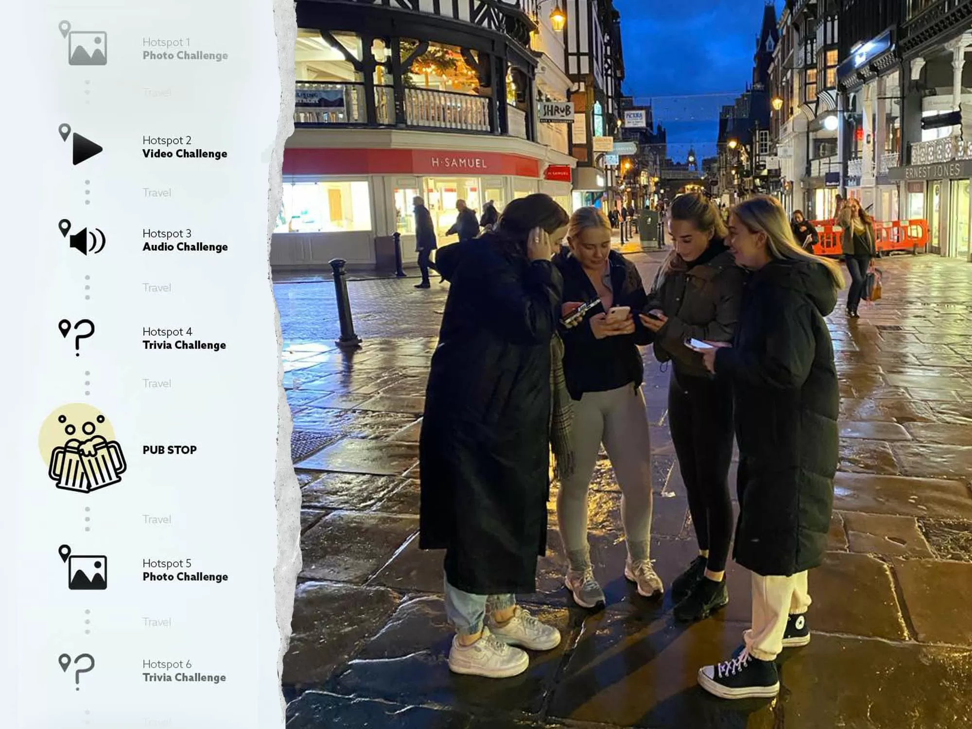 Smartphone Pub Treasure Hunt Office Party Activity