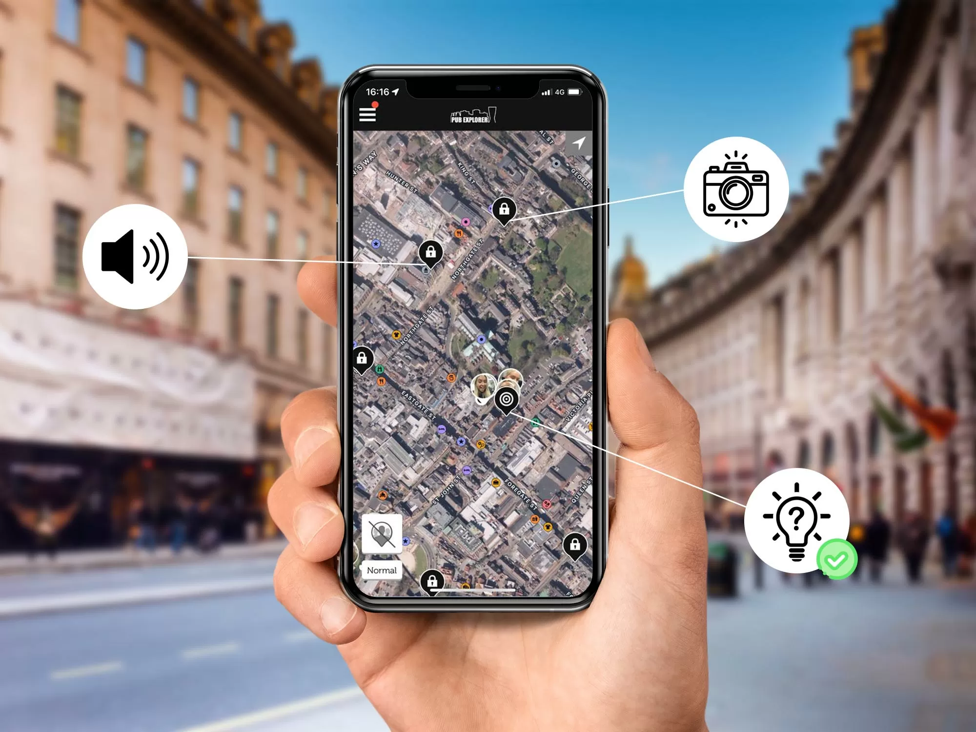 Smartphone Pub Treasure Hunt for Christmas parties