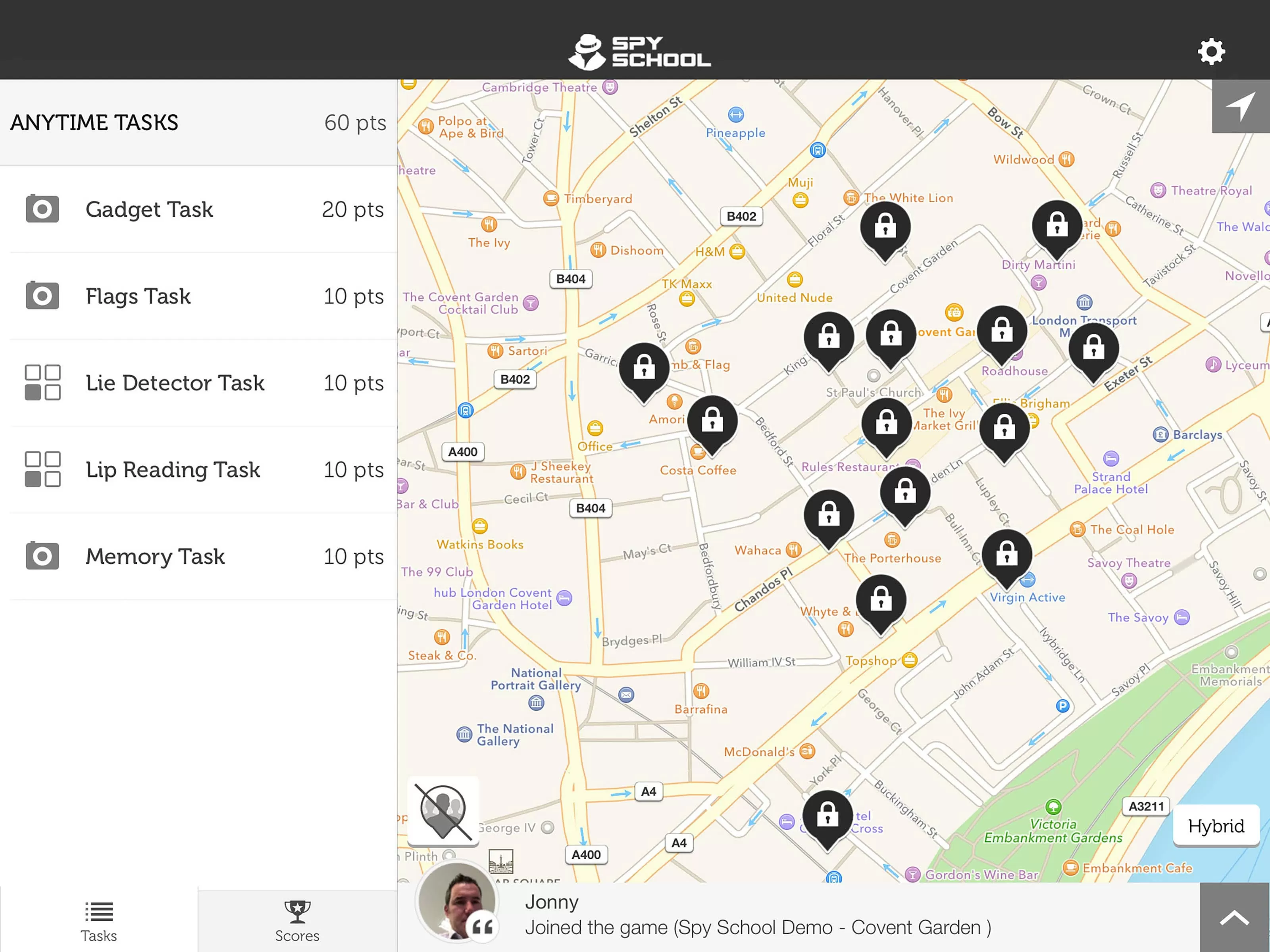 Spy School Smartphone Challenge Activity