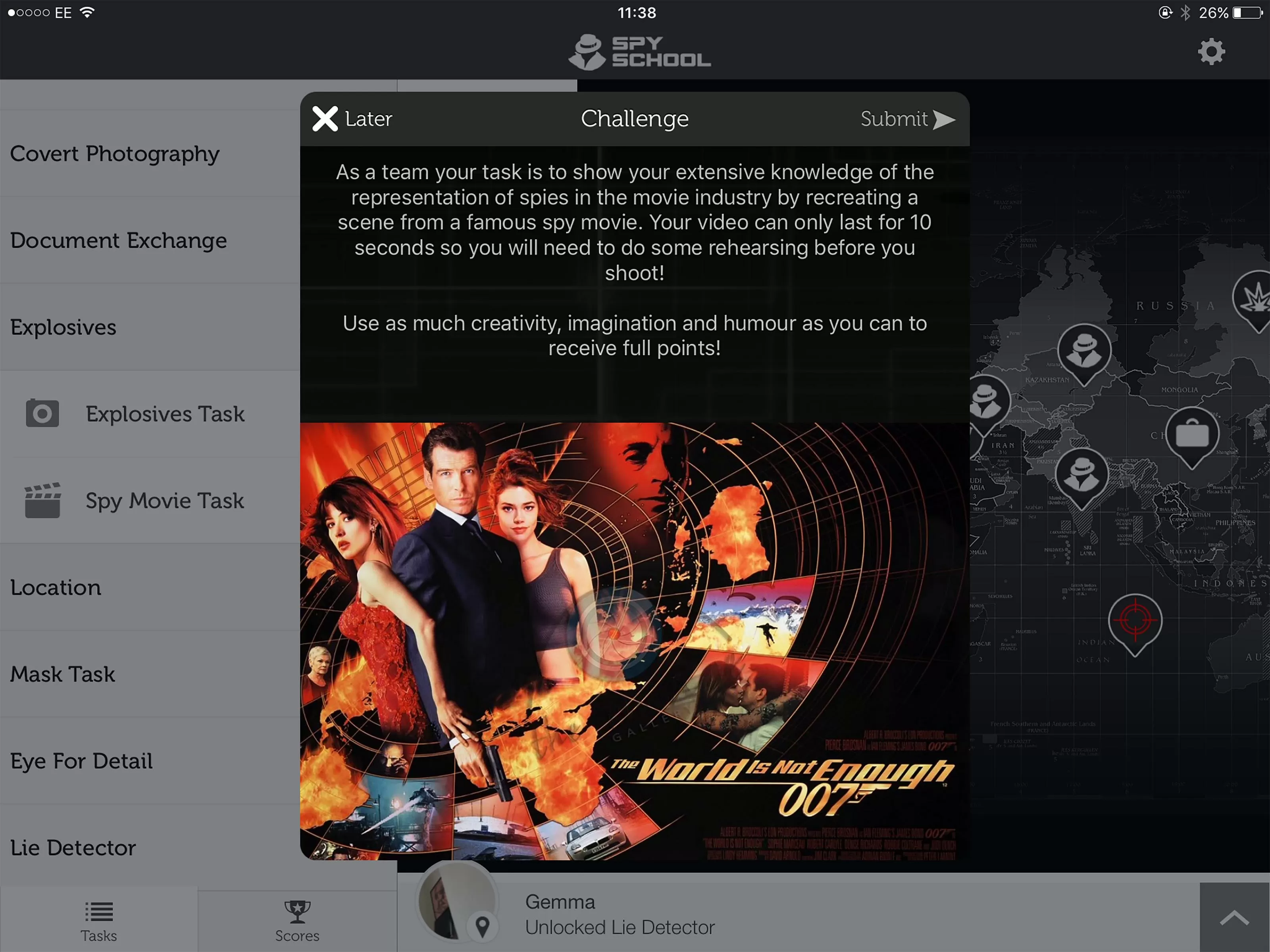Spy School Smartphone Challenge Experience