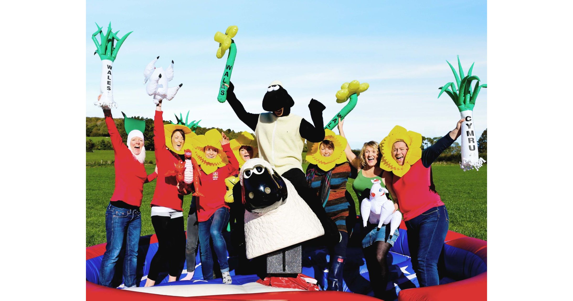 Welsh Games Hen Party in Cardiff