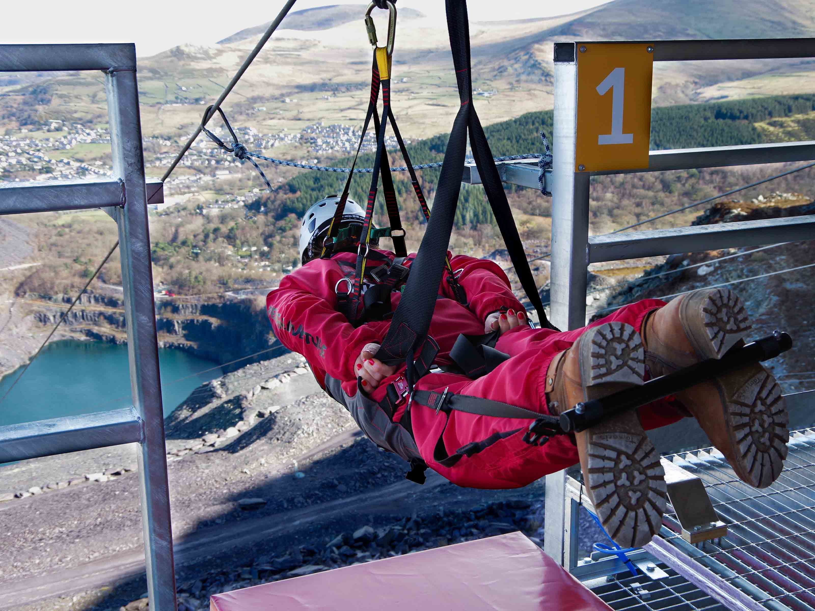 Zip Wire Velocity Stag Do in Snowdonia