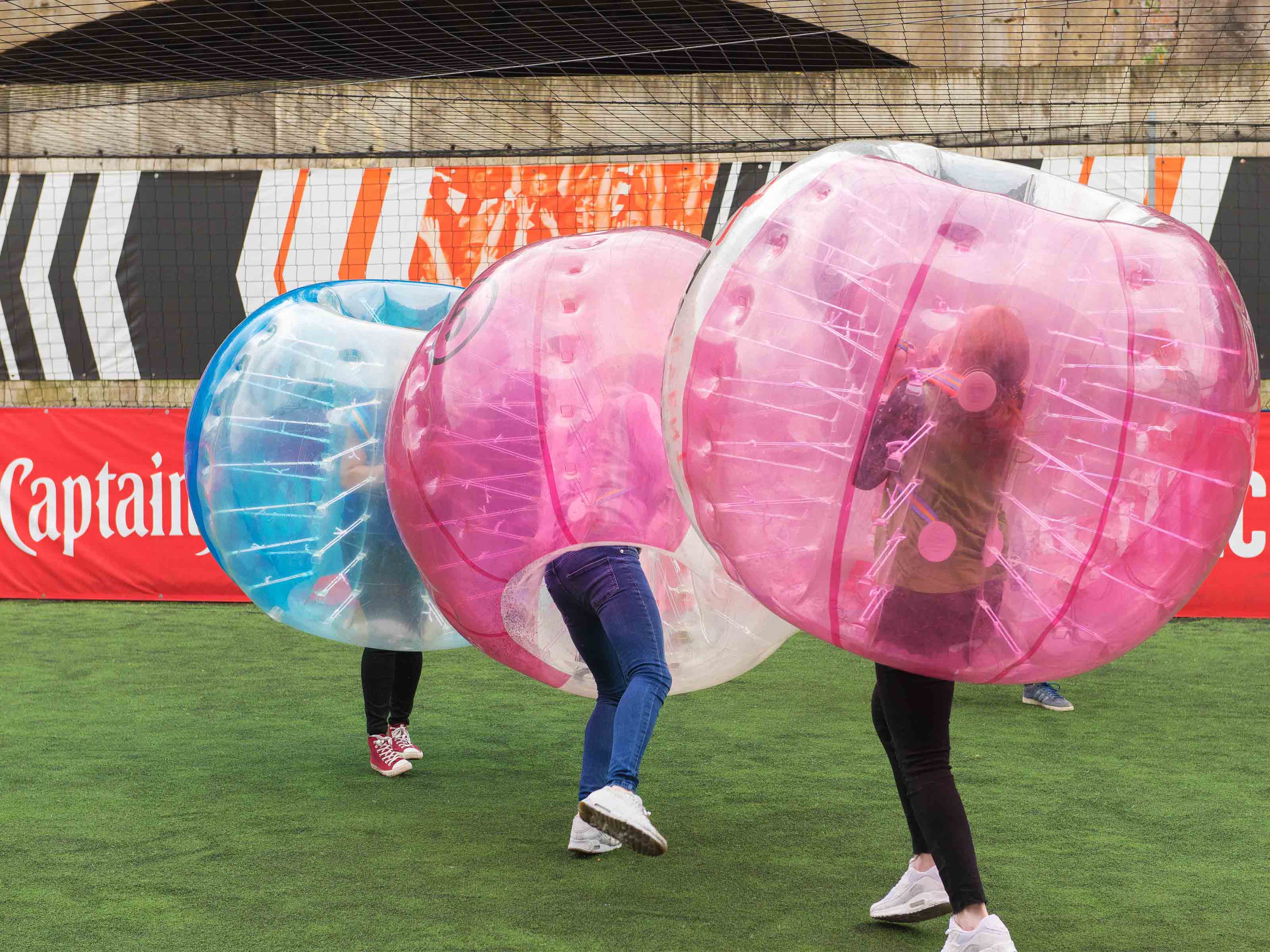 Unusual Team Building Activities in London - Zorb Bubble Games