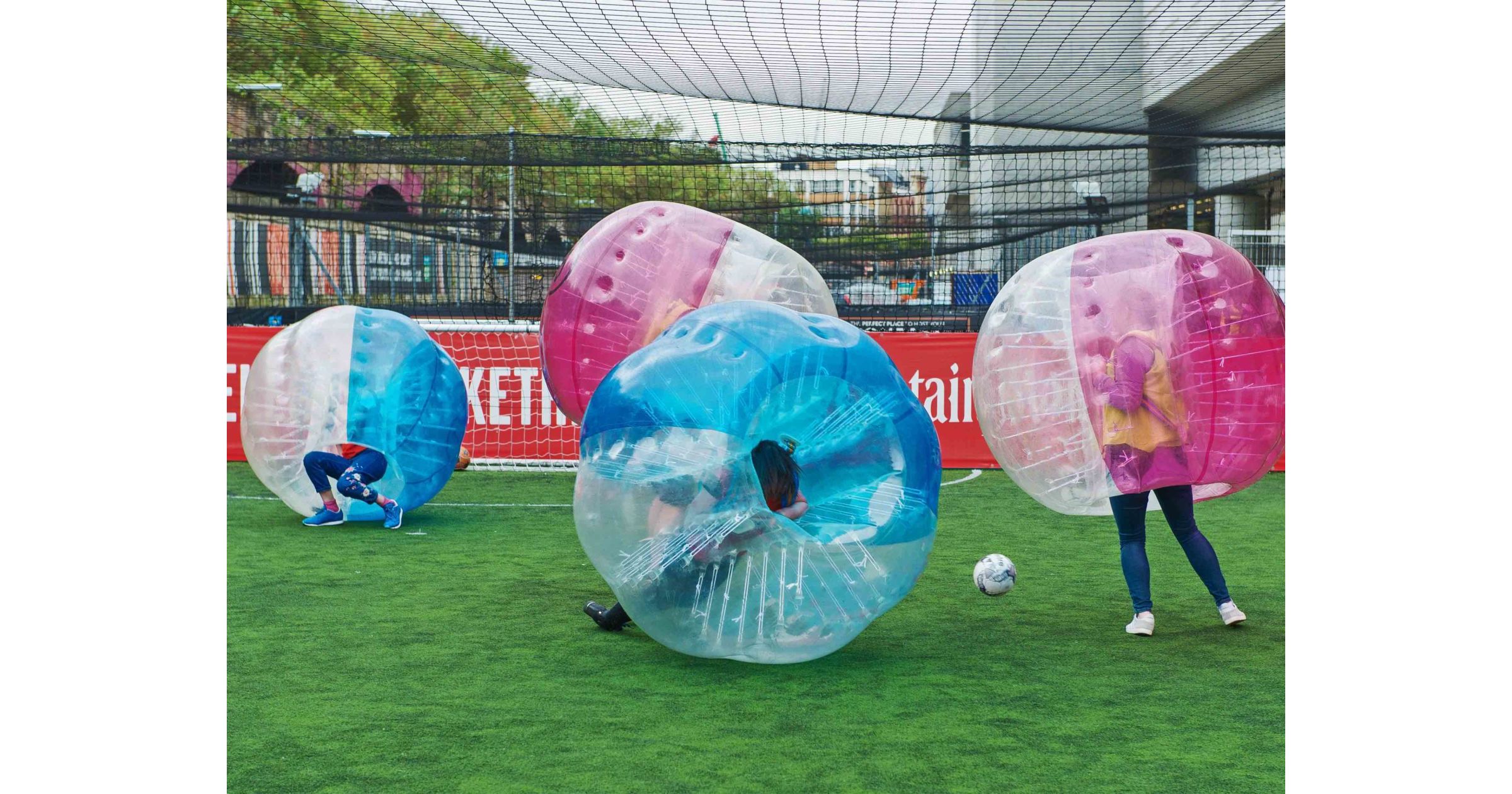Bubble Football Team Building
