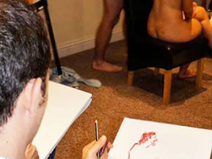 Nude Life Drawing Stag Weekend Bath